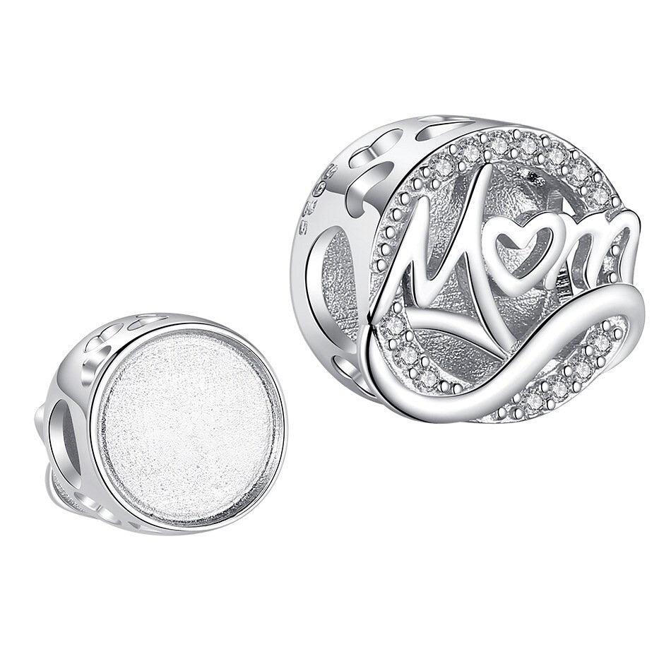 Custom Photo Charm of Bracelet, Fits Pandora Bracelet,Individual Personalized Photo Charm, Photo Gift PC-013