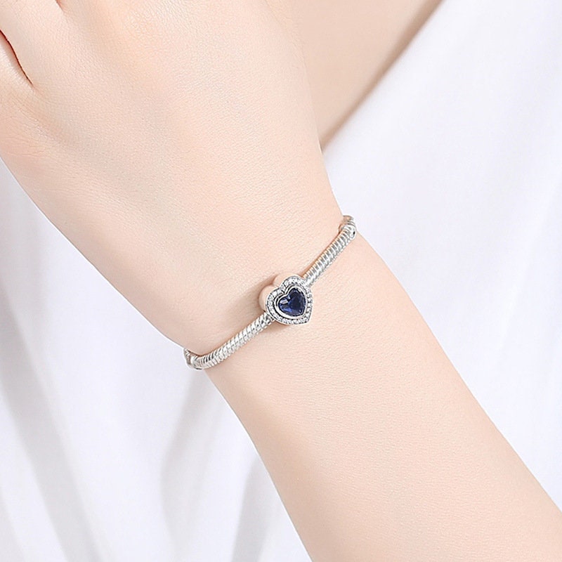 Birthstone gift, Birthstone pandora photo charm, Birthstone bracelet, pandora charm,photo charm