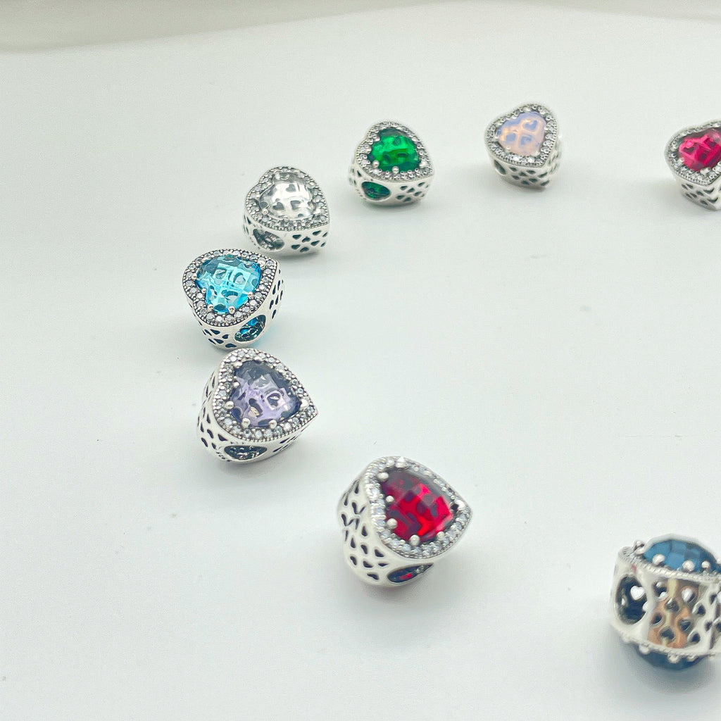 Birthstone gift, Birthstone charm, Birthstone bracelet, Birthstone necklace BSH-S