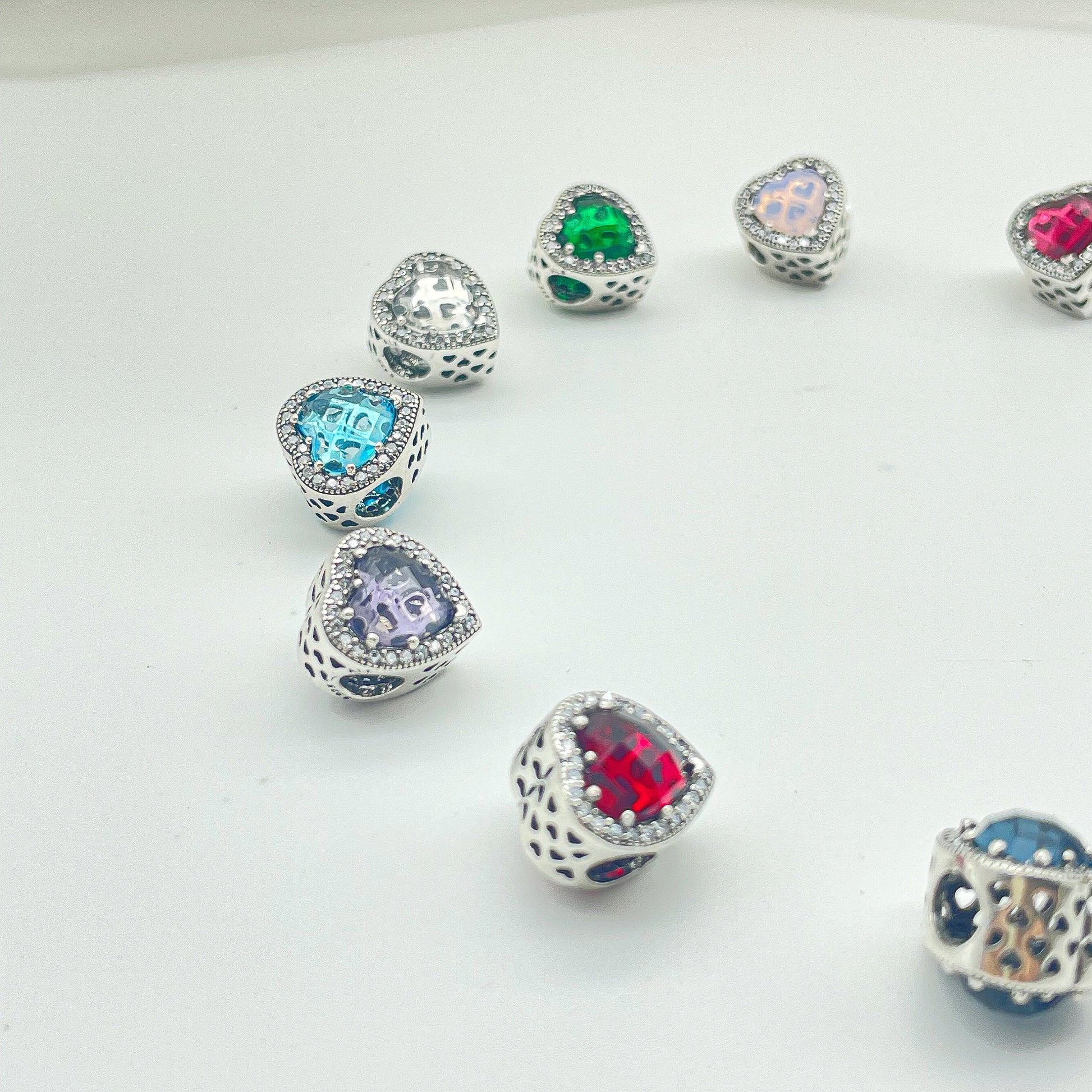Birthstone gift, Birthstone charm, Birthstone bracelet, Birthstone necklace BSH-S