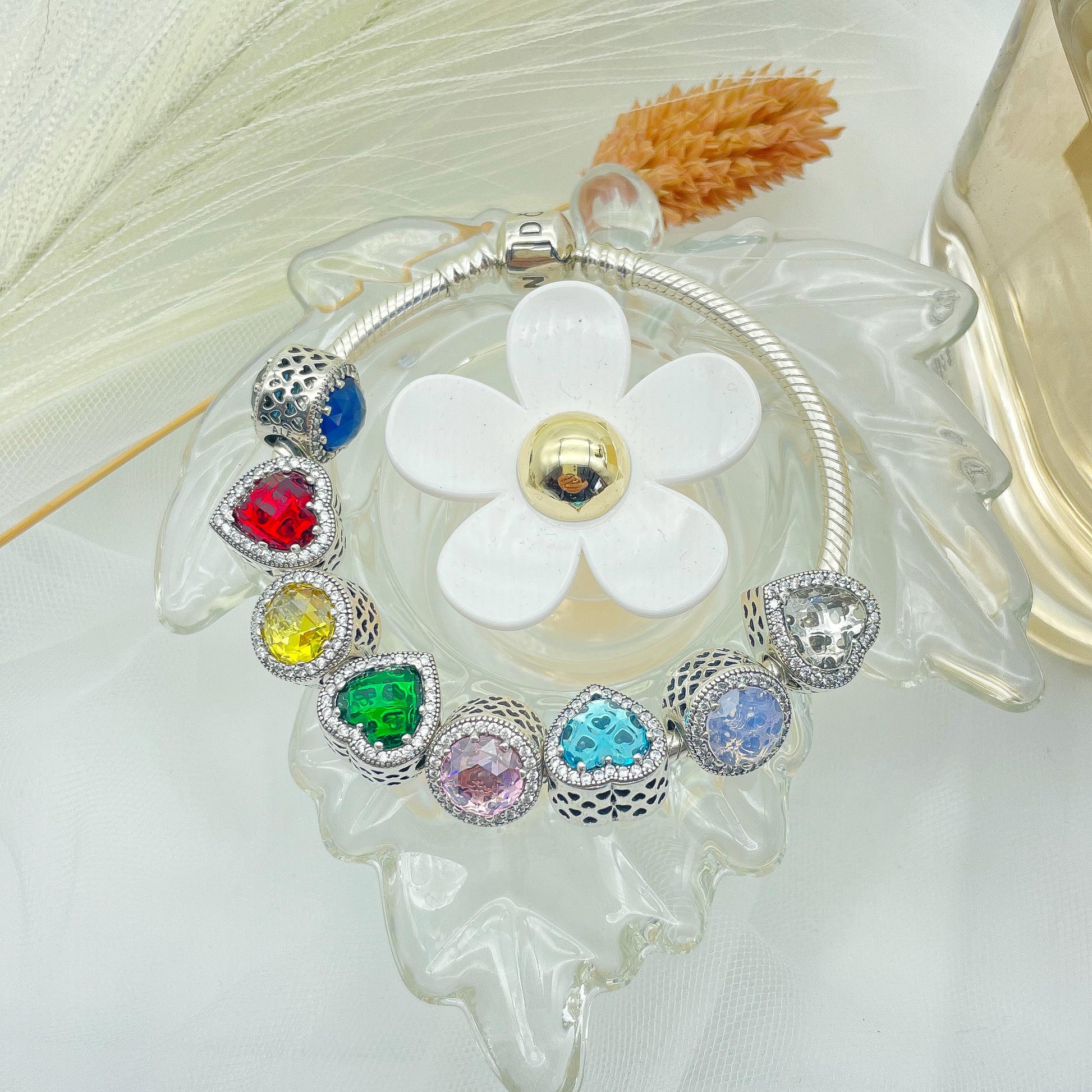 Birthstone gift, Birthstone charm, Birthstone bracelet, Birthstone necklace BSH-S
